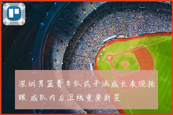 深圳男篮青年队武子涵成长表现抢眼 成队内后卫线重要新星