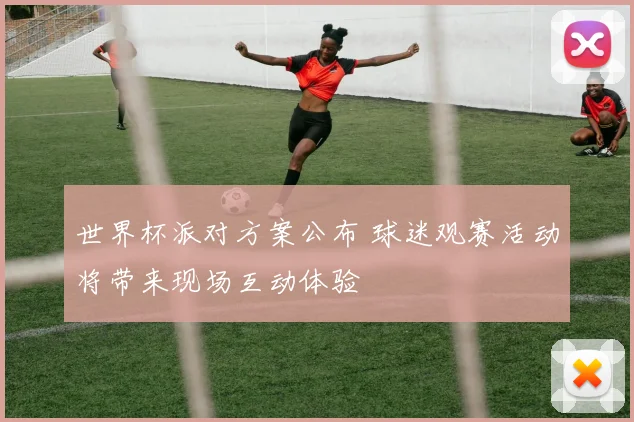 世界杯派对方案公布 球迷观赛活动将带来现场互动体验